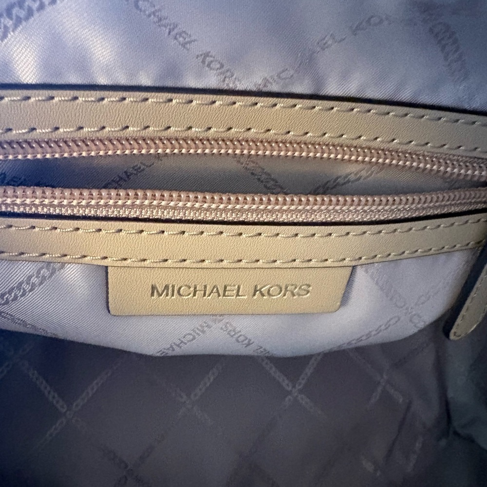 Michael Kors Metallic Gold Embossed Satchel - Picture 13 of 13